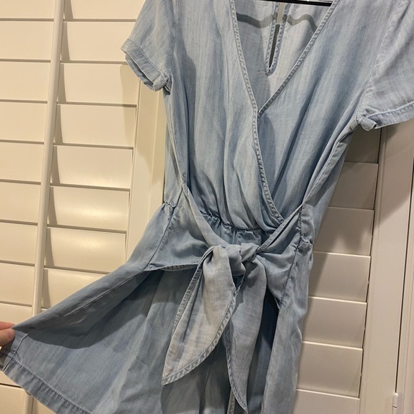 Denim Romper - Picture 2 of 4